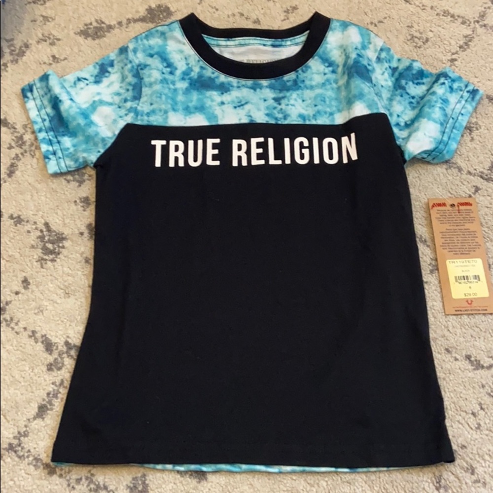 True Religion boys tie dye tee